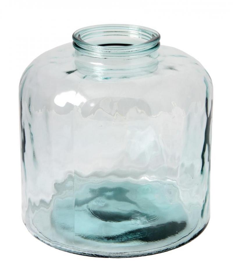 Vase Bocal en verre recyclé 36cm