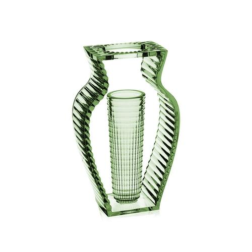 KARTELL vase I SHINE (Vert - PMMA transparent)