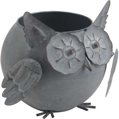 Pot hiboux gris Pot hiboux gris