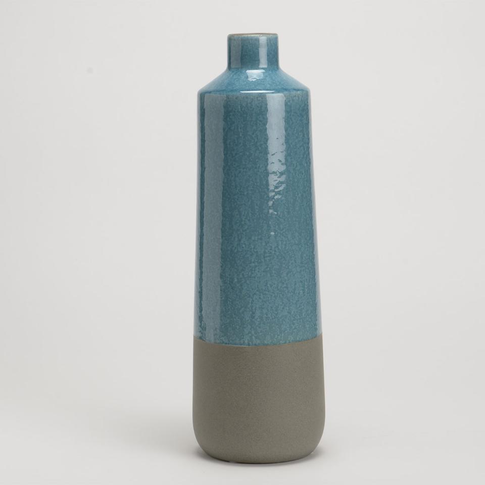 Vase Santorini Céramique Bleu 42 cm Vase Santorini Céramique Bleu