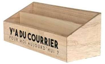 Porte courrier noir - CORREO Porte courrier noir - CORREO