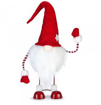 Père Noël - jambes ressorts - H65cm Père Noël - jambes ressorts