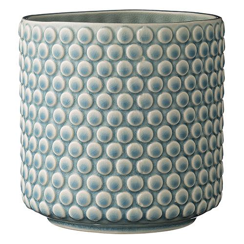 Cache-pot en céramique avec reliefs bulles Bloomin