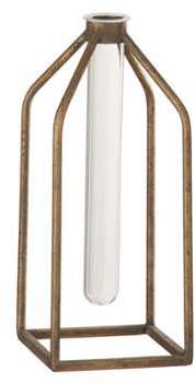 Soliflore Tube Métal Or 23 5 cm Soliflore Tube Métal Or 23