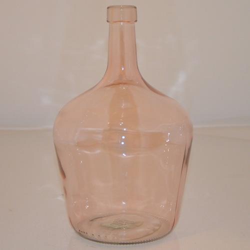 Bonbonne dame jeanne en verre rosé Bloomingville D