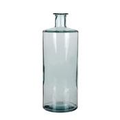 Vase bouteille en verre transparent lisse GUAN Transparent Vase bouteille en verre transparent