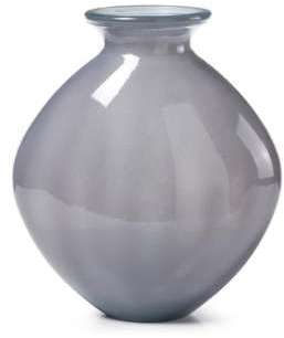 Vase en verre décoratif - OVAL gris