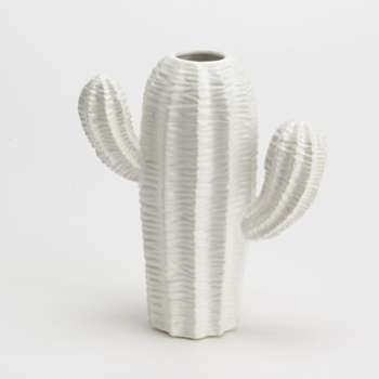 Vase Cactus Blanc 21 cm Vase Cactus Blanc 21 cm