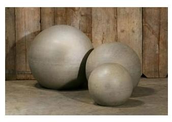 Boule Déco aspect beton