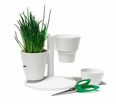 NORMANN COPENHAGEN vase avec ciseaux HERB STAND (B