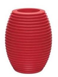 SERRALUNGA vase TOP POT HARD (Rouge - LLDPE)