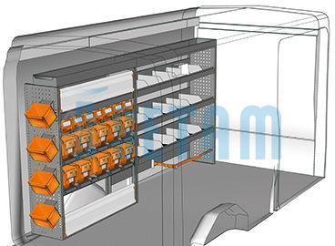 Kit aménagement Transit L3 métallique côté conduct