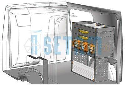 Aménagement Mercedes Citan L1 utilitaire avec 2 ti
