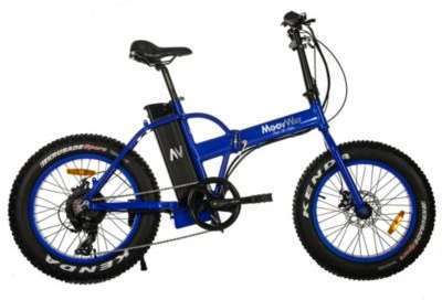 Vélo électrique Moovway Fat Bike bleu
