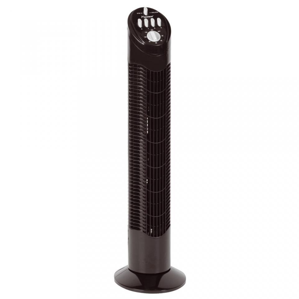 Ventilateur colonne noir