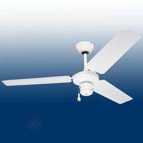 Ventilateur de plafond blanc Industrial