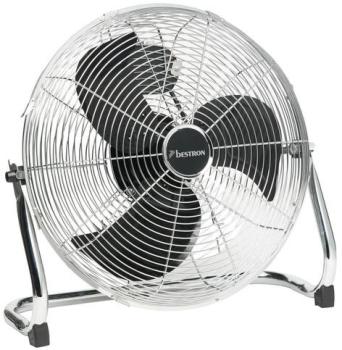 Bestron Ventilateur industriel chromé 45 cm 100 W
