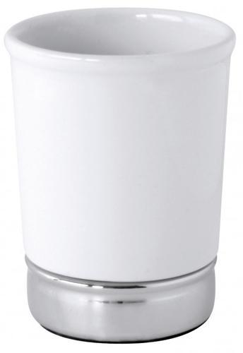 Gobelet blanc en grès Blanc PLANETE BAIN - Spécialiste Gobelet blanc en grès Blanc