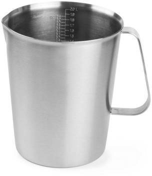 Verre Graduée Inox - 2 Litres - Ø140x175(h)mm