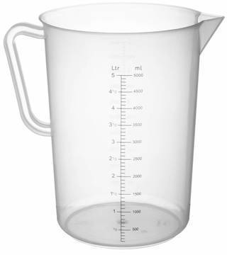 Verre Graduée - Polypropylène - 3 Litres - Ø160x24