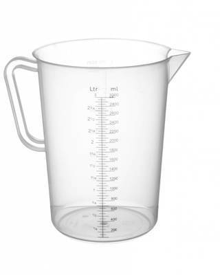 Verre Graduée - Polypropylène - 3 Litres - Ø160x24
