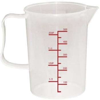 Pichet Gradué En Polypropylène - 0,5L 1L 2L 3L