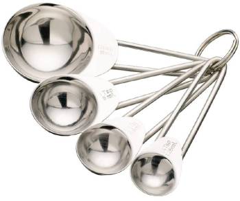 Set De Cuillères Doseuses - Inox - 4 Pièces