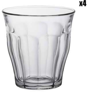 Duralex - Set de 4 gobelets Picardie transparent Duralex - Set de 4 gobelets