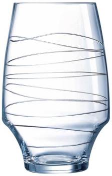 Verre à eau forme haute en kwarx - 35 cl - Coffret Verre à eau forme haute en