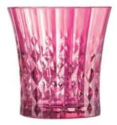 Verre à whisky rose 27cl en Diamax- Lot de 2 - Lad