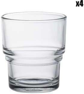 Duralex - Set de 4 gobelets Bistro transparent Duralex - Set de 4 gobelets