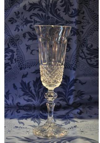 6 flutes à champagne Tommy cristal taillé