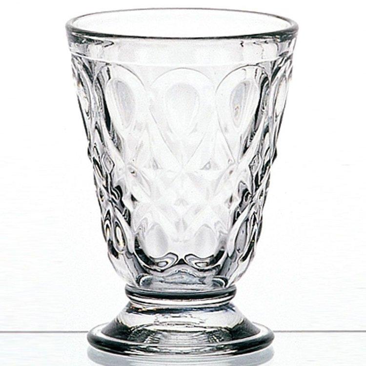 Gobelet à eau en verre pressé - 20 cl - Lot de 6 LYONNAIS Gobelet à eau en verre pressé