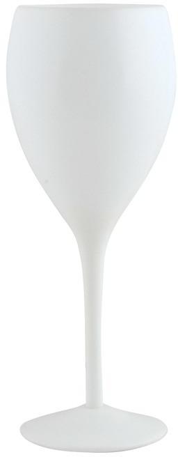 Verre à vin à pied en verre opaque Blanc 50 cl - S