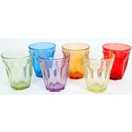 Lot de 6 verres à eau forme basse GRENADE Couleur