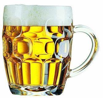 Verre à bière - chope à anse 56cl - Lot de 4 - Bri