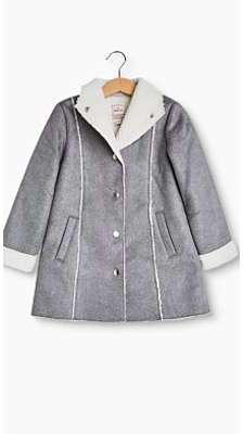 Manteau similicuir, fausse fourrure
