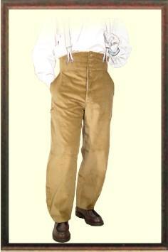 Pantalon charpentier Largeot à tirant MARRON velours Pantalon charpentier Largeot