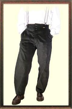 Pantalon de travail charpentier Largeot velours à passants Pantalon de travail charpentier
