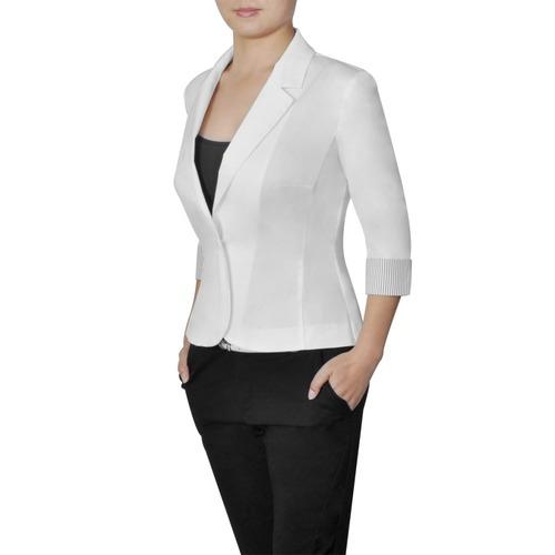 VidaXL Tailleur femme 36 Blanc
