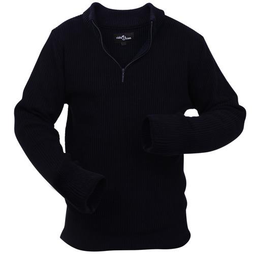 VidaXL Pull-over de travail pour hommes Bleu marin