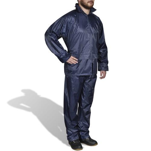VidaXL Combinaison de pluie avec capuche 2 pièces