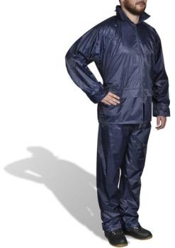 VidaXL Combinaison de pluie avec capuche 2 pièces
