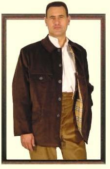Vareuse (veste) noire velours fabrication française Vareuse (veste) noire velours