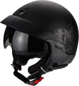 Casque Jet SCORPION EXO-100 SCORPION Noir Mat