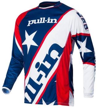 Maillot Cross Pull In Nyse Bleu Rouge
