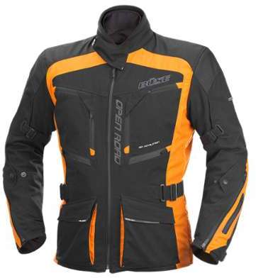 Veste Buse Open Road Noir Orange