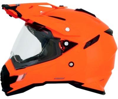 Casque AFX FX-41DS SOLID COLOR Orange Fluo