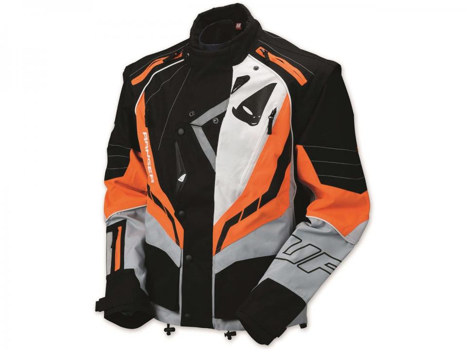 VESTE ENDURO UFO ORANGE/NOIR