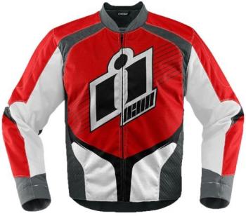 Blouson moto ICON Overlord Rouge